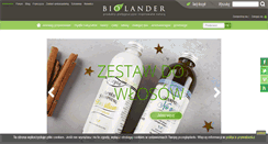 Desktop Screenshot of biolander.com